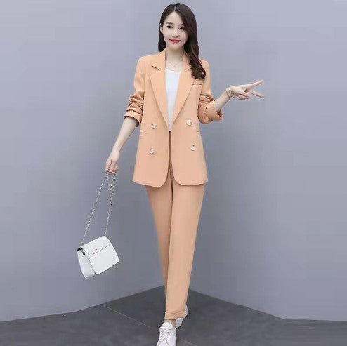 Women's Korean-style Loose Temperament Plus Size Suit